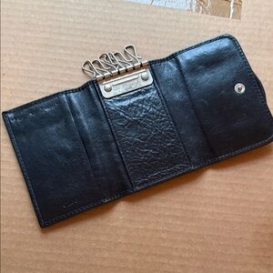 Chloe Black Leather Key Organizer